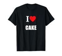 I Love Cake Baking Baker Cioccolato Carota Crema Spugna Frutta Maglietta