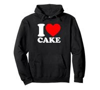 I Love Cake Felpa con Cappuccio