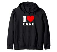 I Love Cake Felpa con Cappuccio