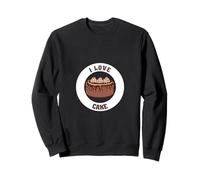 I Love Cake - Simpatico e divertente regalo per amanti delle torte Felpa