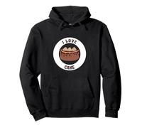 I Love Cake - Simpatico e divertente regalo per amanti delle torte Felpa con Cappuccio