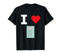 I Love Calculators Matematica Algebra Calcolo Scientifico Maglietta