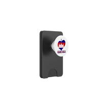 I Love Cambodia Proud Cambodian Pride Cool Flag Design Cuore PopSockets PopWallet per MagSafe
