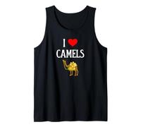 I Love Camels I Heart Camels Desert Animal Amante dei cammelli Canotta