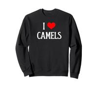 I Love Camels I Heart Camels Desert Animal Amante dei cammelli Felpa
