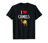 I Love Camels I Heart Camels Desert Animal Amante dei cammelli Maglietta