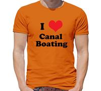 I Love Canal Boating - T-Shirt - Narrowboat Stretto Barca Hobby