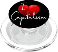 I Love Capitalism Amo il Capitalismo Economia di Libero PopSockets PopGrip per MagSafe