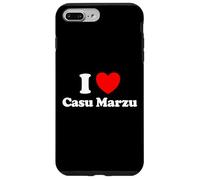 I Love Casu Marzu Funny Italy Larva Maggot Mosche Cibo Formaggio Custodia per iPhone 7 Plus/8 Plus