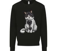 I Love Cats Carino Gattino Uomo Felpa Maglione