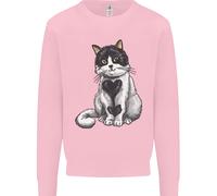 I Love Cats Carino Gattino Uomo Felpa Maglione