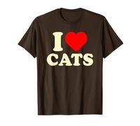I Love Cats, I Heart Cats Maglietta