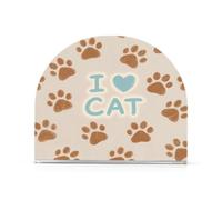 I Love Cats Paw Khaki Portagiovaglioli in acrilico piatto per Farmhouse Cocktail distributore di tovaglioli autoportante moderno decorativo per la casa per cocktail in fattoria 1 confezione