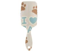 I Love Cats Paw spazzola antistatica per capelli lunghi Progettato cuoio capelluto massaggiatore spazzola per capelli sottili con manico ergonomico cepillo para cabello