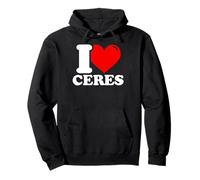 I love Ceres Felpa con Cappuccio