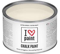 I LOVE CHALK PAINT Colore Avorio 375 ml- Senza Carteggiare Colora Mobili, Pareti e Oggetti - Senza solventi e formaldeide - Inodore a base di acqua