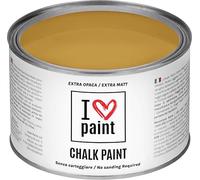 I LOVE CHALK PAINT Colore Giallo Ossido 375 ml - Senza Carteggiare Colora Mobili, Pareti e Oggetti - Senza solventi e formaldeide - Inodore a base di acqua