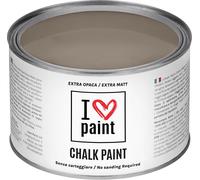 I LOVE CHALK PAINT Colore Tortora 375 Ml - Senza Carteggiare Colora Mobili, Pare