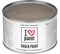 I LOVE CHALK PAINT Colore Tortora 375 ml - Senza Carteggiare Colora Mobili, Pareti e Oggetti - Senza solventi e formaldeide - Inodore a base di acqua