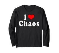 I Love Chaos Maglia a Manica