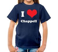 I Love Chappell - T-Shirt - Canzone Love Ventola Buono Fortuna Babe Tour Festa