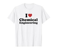 I Love Chemical Engineering Student Major Graduation Maglietta