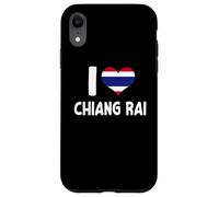 I Love Chiang Rai Thailandia Souvenir Thai Bandiera Cuore Custodia per iPhone XR