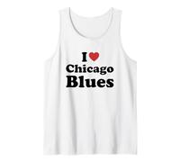 I Love Chicago Blues Canotta