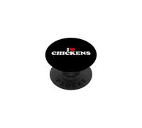 I Love Chickens PopSockets PopGrip Adesivo