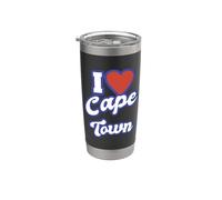I Love Città del Capo Bicchiere termico in acciaio inox doppia parete