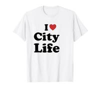 I Love City Life Maglietta