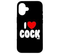 I Love Cocktails Volgare Divertente Donna Imbarazzante Custodia per iPhone 16