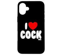 I Love Cocktails Volgare Divertente Donna Imbarazzante Custodia per iPhone 16 Plus