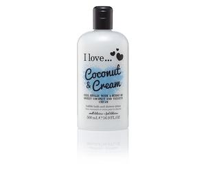 I Love Coconut & Cream Bubble Bath And Shower Creme 500ml