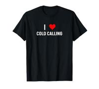 I Love Cold Calling - Cuore - Software di Vendita del Call Center Maglietta