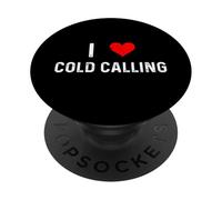 I Love Cold Calling - Cuore - Software di vendita del call center PopSockets PopGrip Adesivo