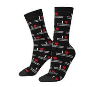 I Love Combined Force Space Component Command Uomo Donna Calzini Lavoro Termici Work Socks Traspirante Calze Running Per Uso Quotidiano Pilates Corsa