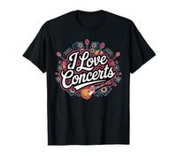 I Love Concerts Music Festival Concerto Maglietta