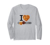 I Love Cookies Preferito American Snack Maglia a Manica
