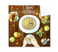 I Love Cooking battuto uova Honey occhiali panno di pulizia Gift Phone Screen Cleaner 5PCS