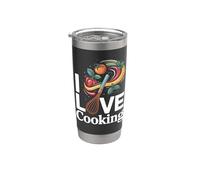 I Love Cooking Culinary Art Frusta Bicchiere termico in acciaio inox doppia parete