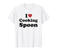 I Love Cooking Spoon Maglietta