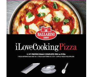 I Love Coooking Pizza, set regalo Ballarini, 4 pezzi.