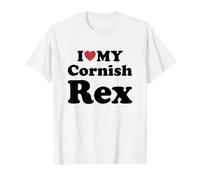 I Love Cornish Rex Maglietta