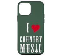 I Love Country Music Guitar Band Concert Heart Custodia per iPhone 12 mini
