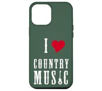 I Love Country Music Guitar Band Concert Heart Custodia per iPhone 12 Pro Max