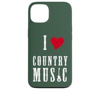 I Love Country Music Guitar Band Concert Heart Custodia per iPhone 13