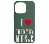 I Love Country Music Guitar Band Concert Heart Custodia per iPhone 13 Pro