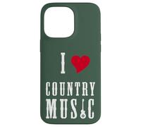 I Love Country Music Guitar Band Concert Heart Custodia per iPhone 14 Pro Max