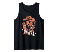 I LOVE Country Pop Music - Tween Girls Modern Country Pop Canotta